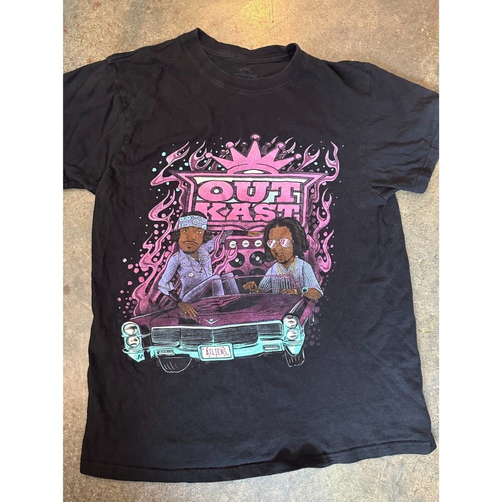 Outkast Graphic T Shirt Black Hip Hop Rap Tee Streetwear